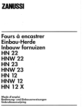 Zanussi HNW12 Manuel utilisateur