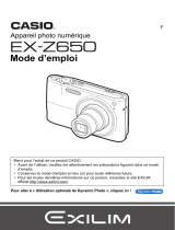 Casio EX Z650 Manuel utilisateur