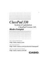 Casio CLASSPAD 330 Mode d'emploi