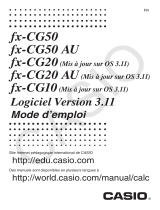 Casio fx-CG50 Mode d'emploi