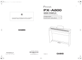 Casio PX-A800BN Manuel utilisateur