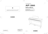 Casio AP-260 Manuel utilisateur