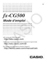 Casio fx-CG500 Mode d'emploi