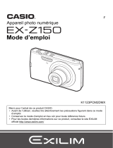 Casio EX-Z150 (Pour les clients américains du nord) Manuel utilisateur