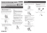 Casio SR-C550 Guide de démarrage rapide