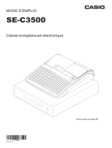 Casio SE-C3500 Mode d'emploi