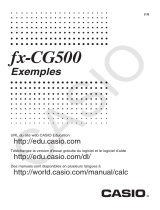 Casio fx-CG500 Exemples