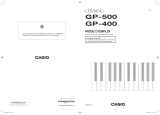 Casio GP-500 Manuel utilisateur