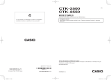 Casio CTK-2500 Manuel utilisateur