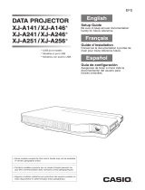 Casio XJ-A141, XJ-A146, XJ-A241, XJ-A246, XJ-A251, XJ-A256 (Serial Number: D****A) Guide d'installation