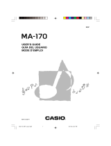 Casio MA-170 Manuel utilisateur