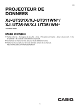 Casio XJ-UT331X, XJ-UT311WN, XJ-UT351W, XJ-UT351WN Mode d'emploi