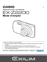 Casio EX Z2200 Manuel utilisateur