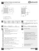 Bauknecht GCX 4762 Guide d'installation