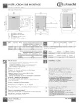 Bauknecht GS 5452 WS Guide d'installation