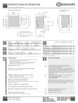 Bauknecht BCIC 3C26 ES CH Guide d'installation