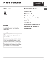 Whirlpool TCD 871 6HY1 (EU) Le manuel du propriétaire
