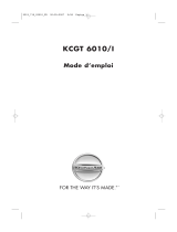 KitchenAid KCGT 6010/I Mode d'emploi