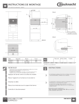 Bauknecht CM 945 PT Guide d'installation