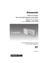 Panasonic DMCFX700EB Le manuel du propriétaire