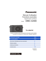 Panasonic LUMIX DMC-GX80DMC-GX80EF-S Manuel utilisateur