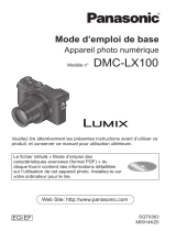 Panasonic DMC LX100 Mode d'emploi