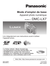 Panasonic DMC-LX7 Le manuel du propriétaire
