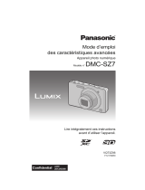 Panasonic DMCSZ7EF Mode d'emploi