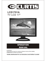 Curtis Computer Flat Panel Television LCD1701A Manuel utilisateur