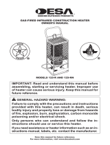 Desa Gas Heater 125-RN Manuel utilisateur