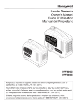 Honeywell Portable Generator HW2000i Manuel utilisateur