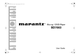 Marantz DVD Player BD7003 Manuel utilisateur