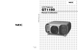 NEC Projector GT1150 Manuel utilisateur