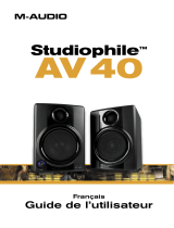 M-Audio Studiophile AV 30 Manuel utilisateur
