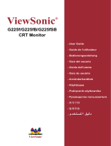 ViewSonic Computer Monitor G225FB Manuel utilisateur