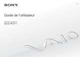 Sony VPCF1190S Guide de démarrage rapide