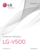 LG V500 Manuel utilisateur
