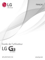 LG LG G3 white Manuel utilisateur