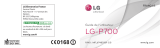 LG LGP700.AESPBK Manuel utilisateur