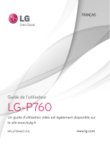LG LGP760.AYGOBK Manuel utilisateur