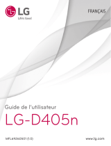 LG LGD405N.AGBRBK Manuel utilisateur