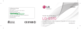 LG LGE510.ASLOBK Manuel utilisateur