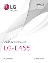 LG LGE455 Manuel utilisateur