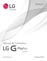 LG Gpad 10.1 LGV700 blanco Manuel utilisateur