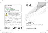 LG LG GT540 Angeline Melin Manuel utilisateur