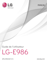 LG LGE986.ANLDWH Manuel utilisateur