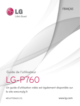 LG LGP760.AOREBK Manuel utilisateur