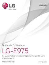 LG E975 Manuel utilisateur