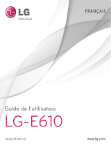 LG LGE610.AOREBK Manuel utilisateur