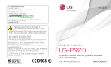 LG LGP920.AVDRML Manuel utilisateur